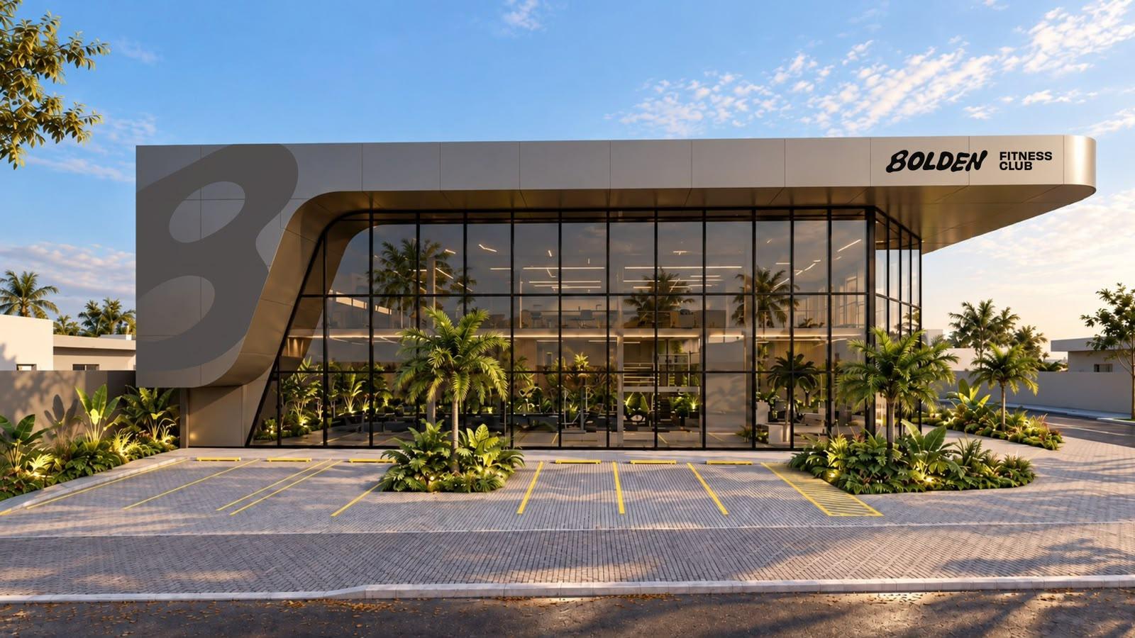 Render da fachada da Bolden em Teresina